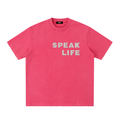 Speak Life - Heavyweight Vintage Washed Frayed T-Shirt