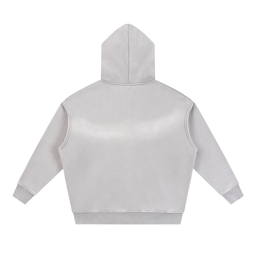 Speak Life - Sunfade Two-way Zipper Boxy Fleece Hoodie