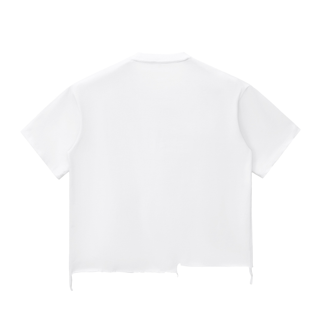 Speak Life - Snow Wash Raw-Hem Boxy T-shirt