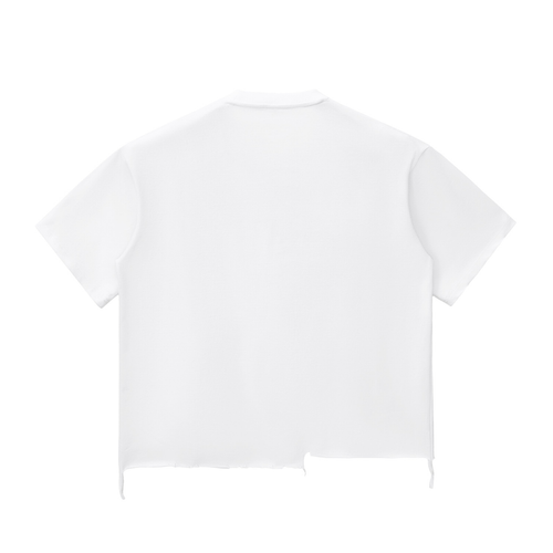 Speak Life - Snow Wash Raw-Hem Boxy T-shirt
