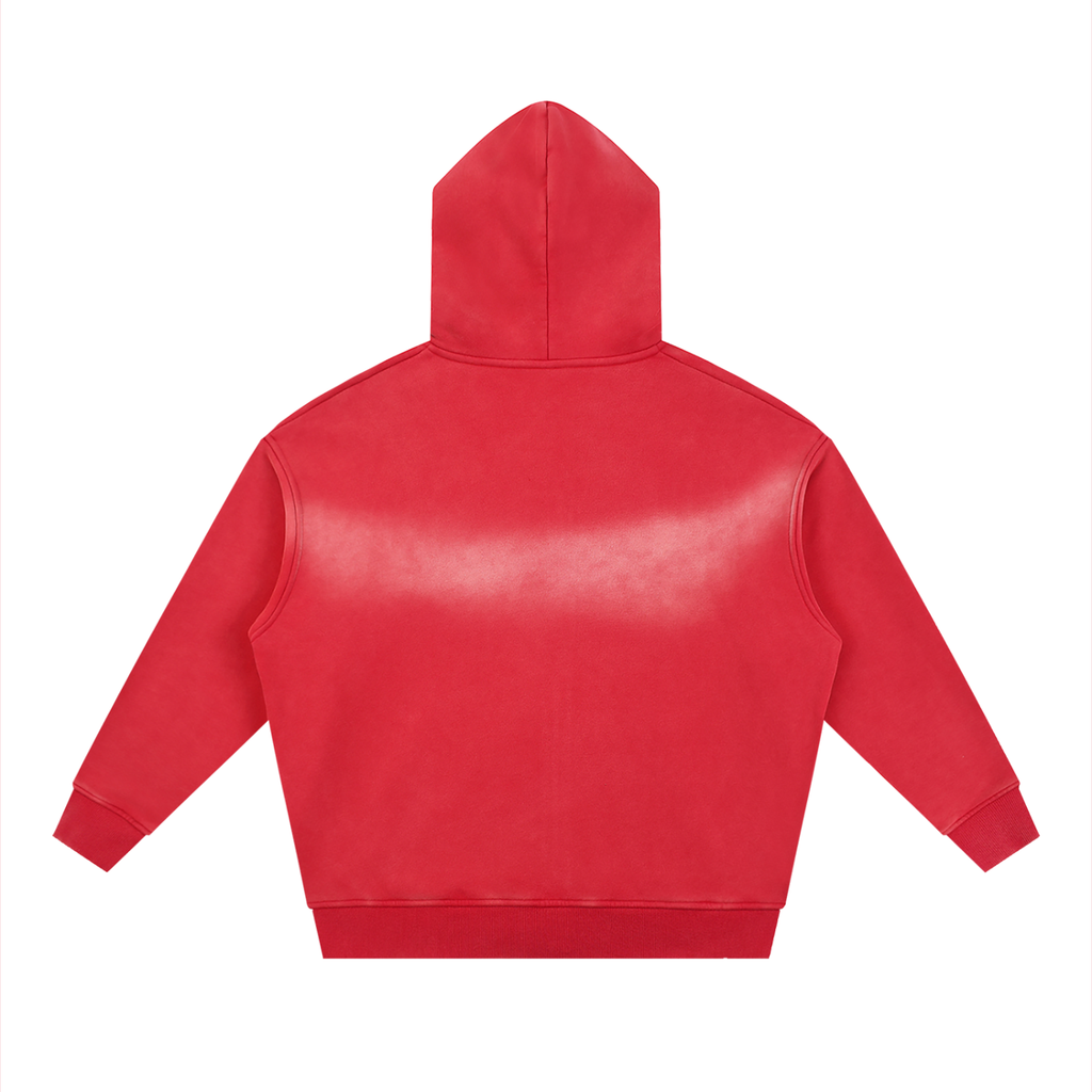 Speak Life - Sunfade Two-way Zipper Boxy Fleece Hoodie