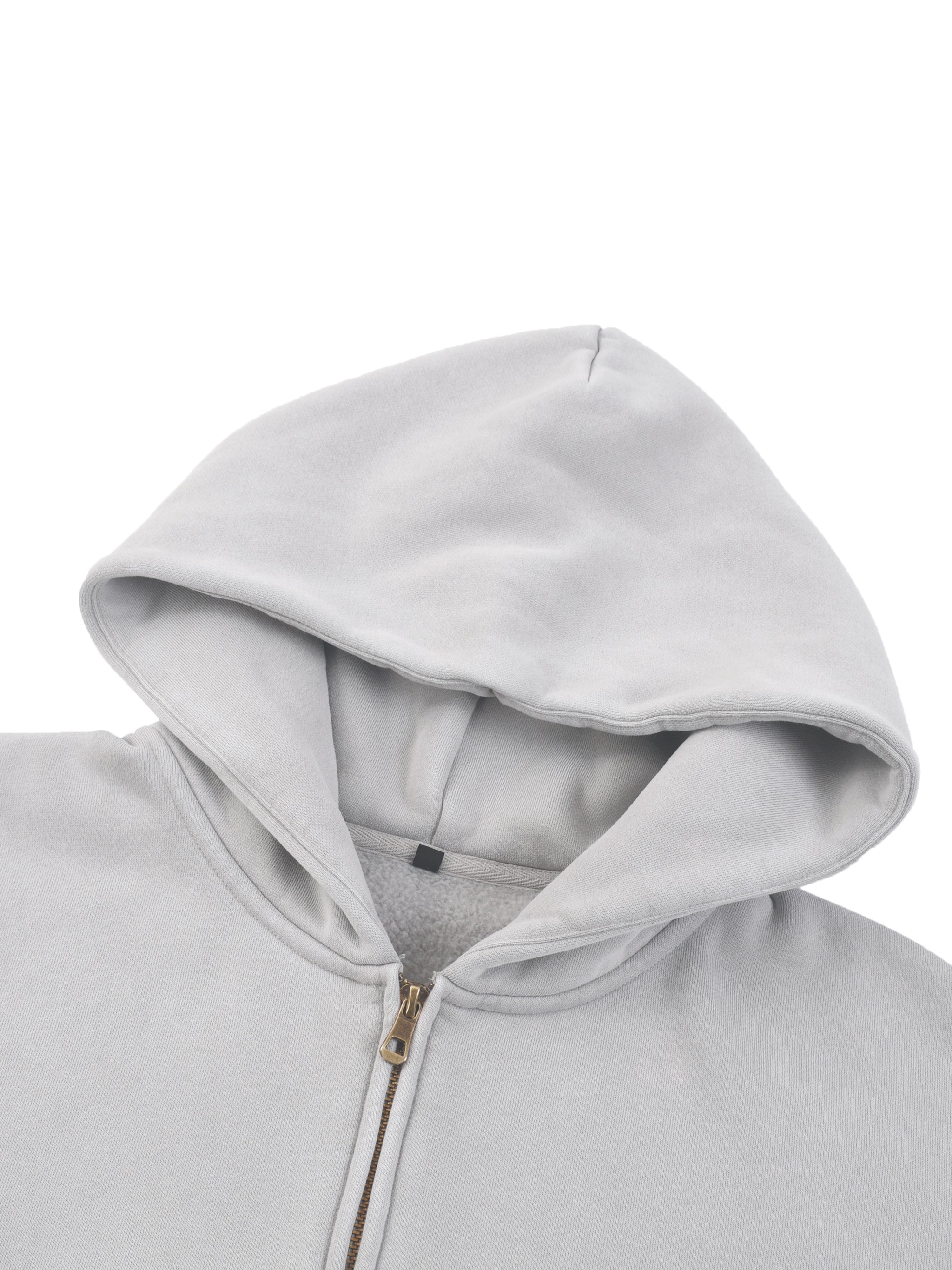 Speak Life - Sunfade Two-way Zipper Boxy Fleece Hoodie